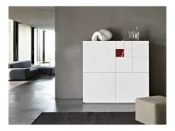 Hot Madia di in laccato opaco Conchiglia a prezzo Outlet Madie