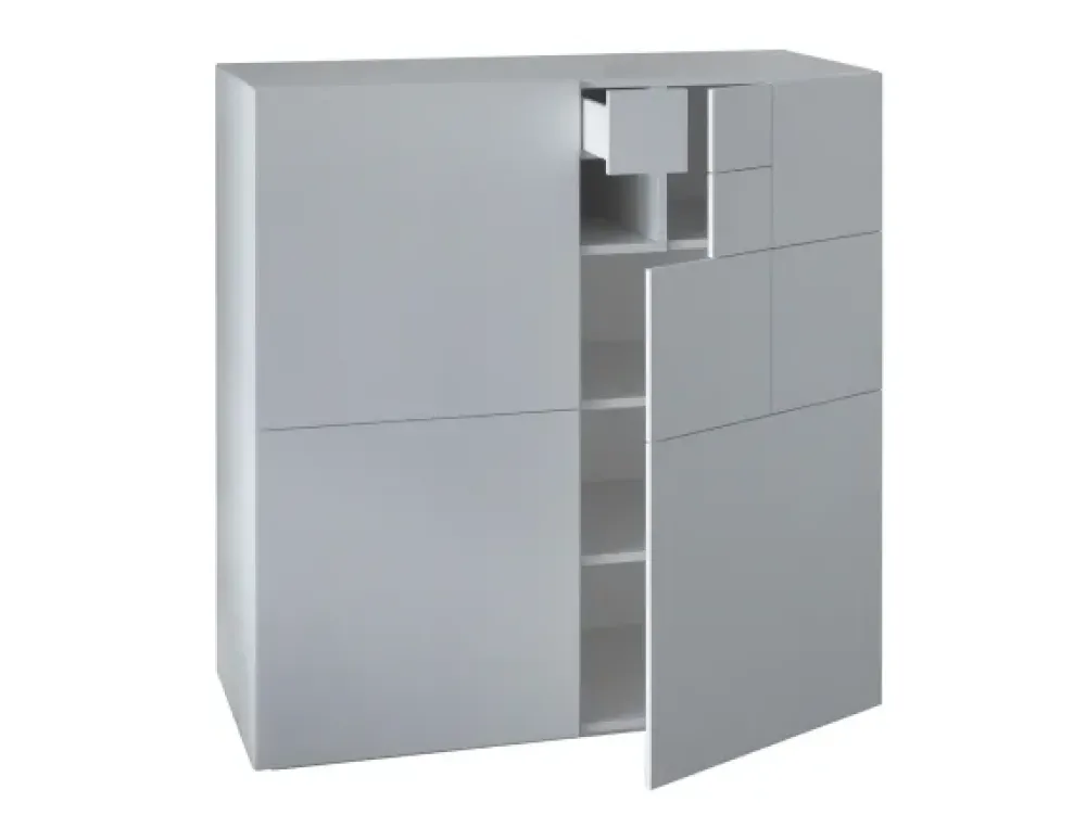 Hot Madia di in laccato opaco Conchiglia a prezzo Outlet Madie