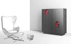 Online Madia di in laccato opaco Roma a prezzo riservato Madie