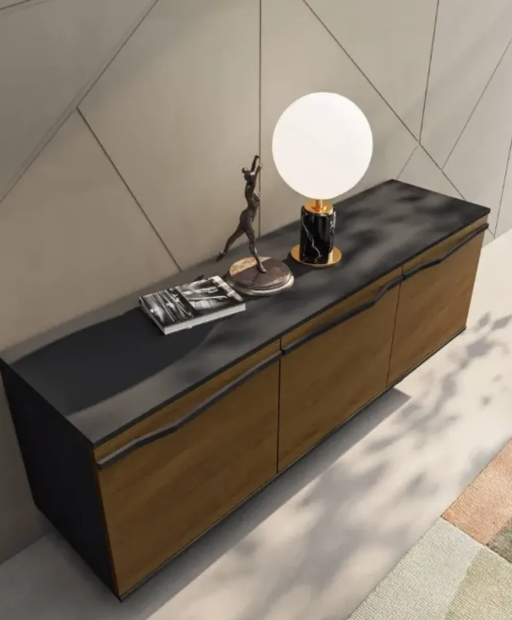 Madia di in laccato lucido Anthia a prezzo scontato^Mirandola Nicola e Cristano