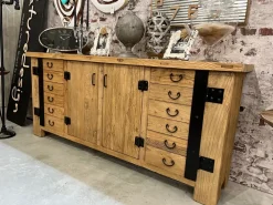 Nature Design Madia di in legno Credenza officina a prezzo scontato- Madie