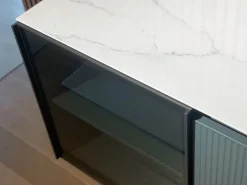 Madia di in vetro Living 2023 in Offerta Outlet^NovaMobili Best