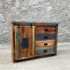 Outlet Etnico Madia di in legno Madia credenza jupiter 120 riciclo in Offerta Outlet- Madie
