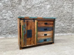 Outlet Etnico Madia di in legno Madia credenza jupiter 120 riciclo in Offerta Outlet- Madie