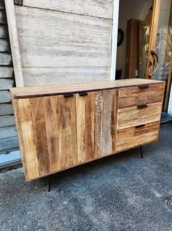 Madia di in legno Credenza old teak 150 in Offerta Outlet^Outlet Etnico Discount