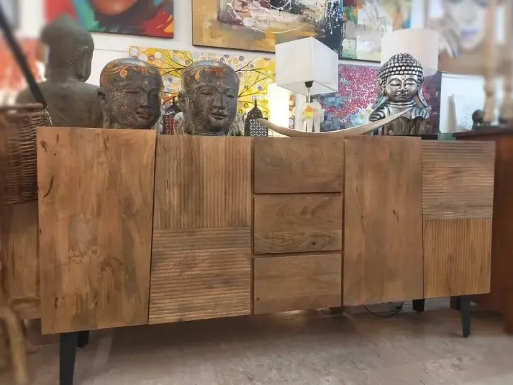 Discount Madia di in legno Etnica - moderna in Offerta Outlet Madie