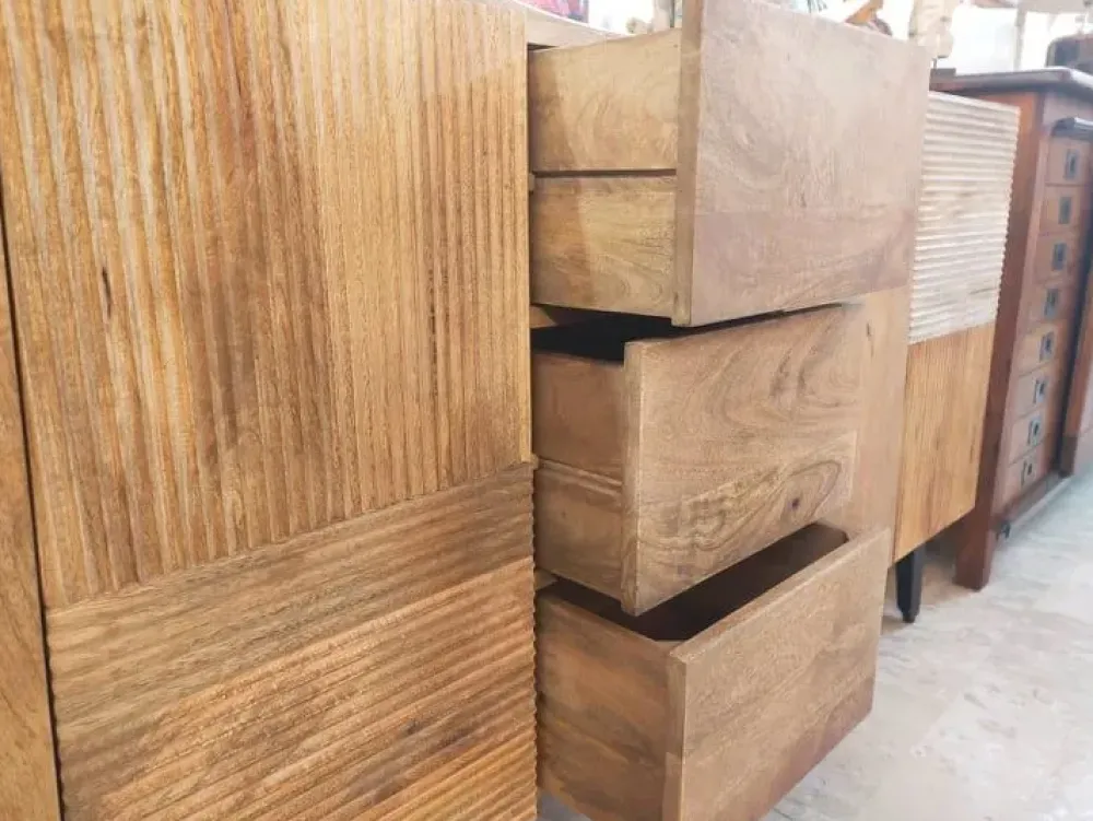 Discount Madia di in legno Etnica - moderna in Offerta Outlet Madie