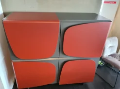 Ozzio Madia di in laccato opaco Trilogy a prezzo Outlet- Madie