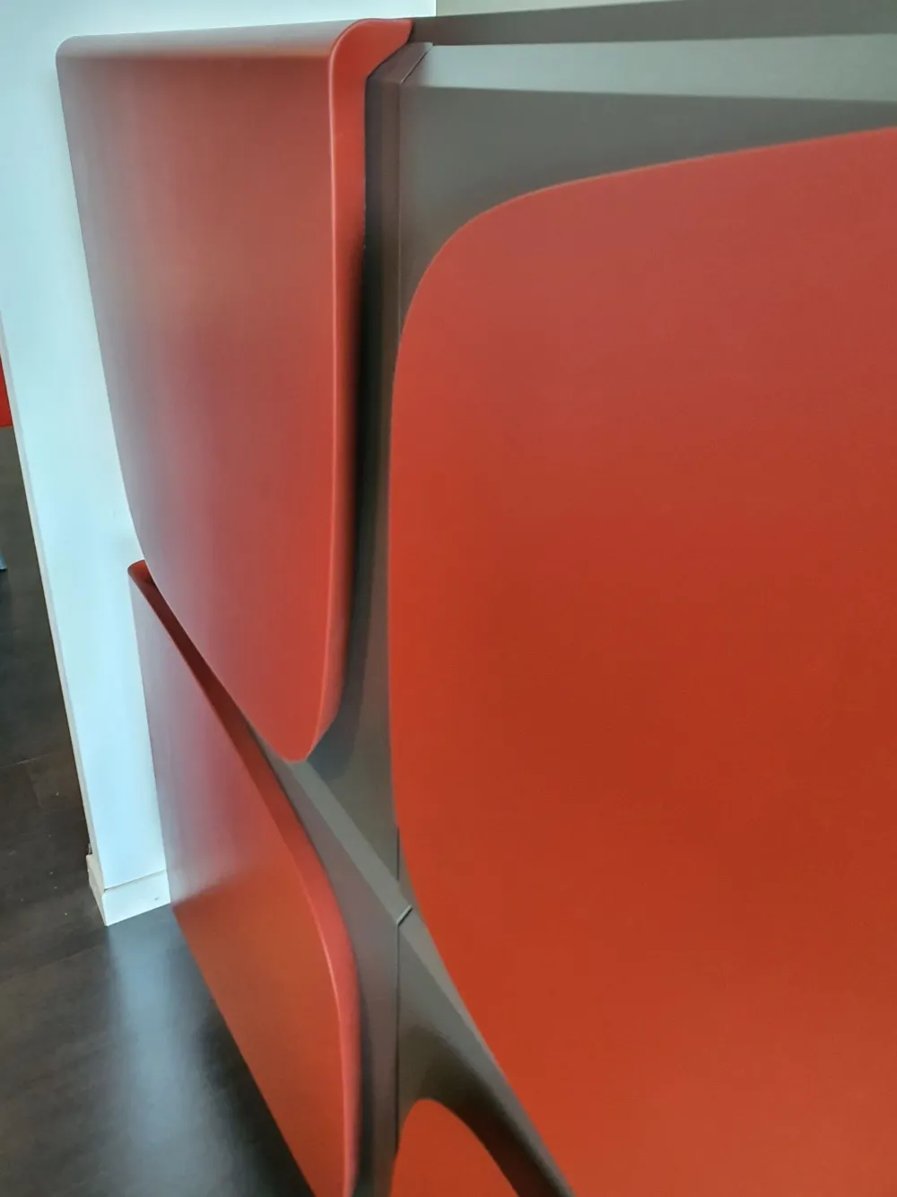 Ozzio Madia di in laccato opaco Trilogy a prezzo Outlet- Madie