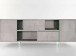 Hot Madia di in laminato materico Madison a prezzo Outlet Madie