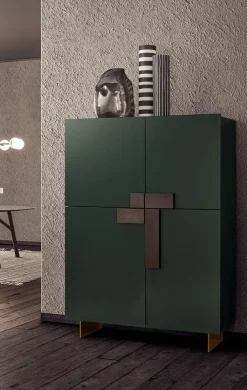 Madia di in laccato opaco Ginevra in Offerta Outlet^Pianca Online