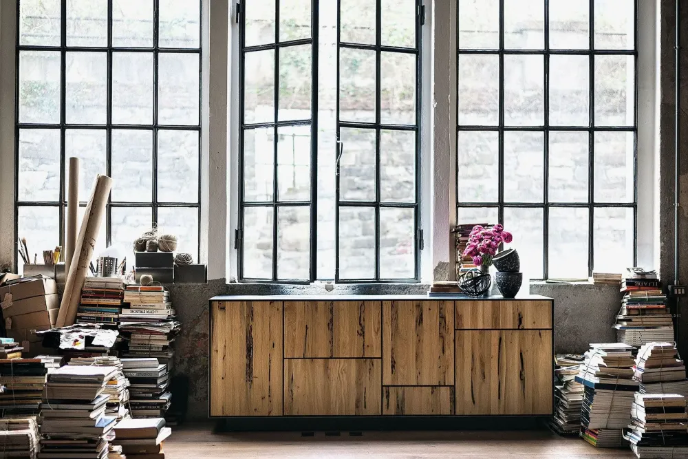 Madia di in legno Rialto modulo 4.03 a prezzo Outlet^Riva 1920 Outlet