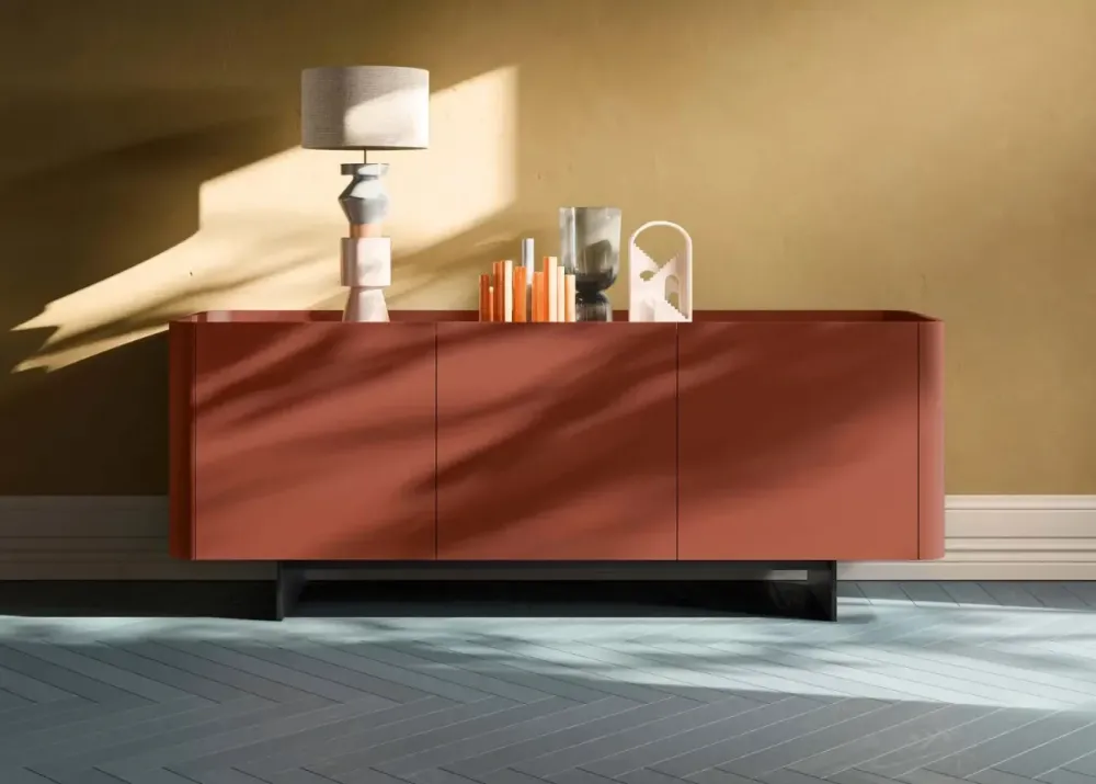 Discount Madia di in legno Aster a prezzo Outlet Madie