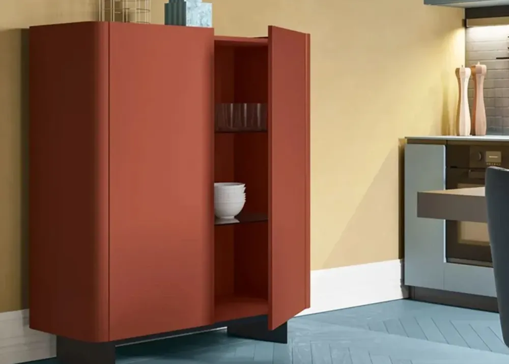 Discount Madia di in legno Aster a prezzo Outlet Madie