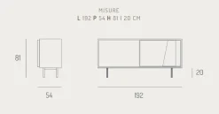 Madia di in laminato materico Modus a prezzo riservato^Target Point Hot