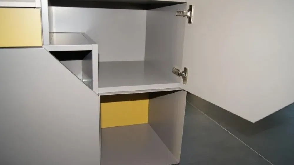 Clearance Madia di in laccato opaco Madia remix a prezzo scontato Madie