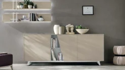 Tomasella Madia di in laminato materico Diagonal variante a in Offerta Outlet- Madie