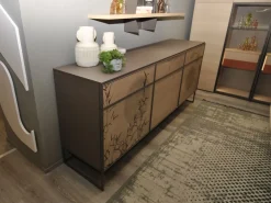 Tomasella Madia di in laminato materico Vinci a prezzo scontato- Madie