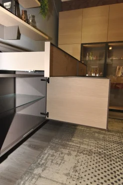 Tomasella Madia di in laminato materico Vinci a prezzo scontato- Madie