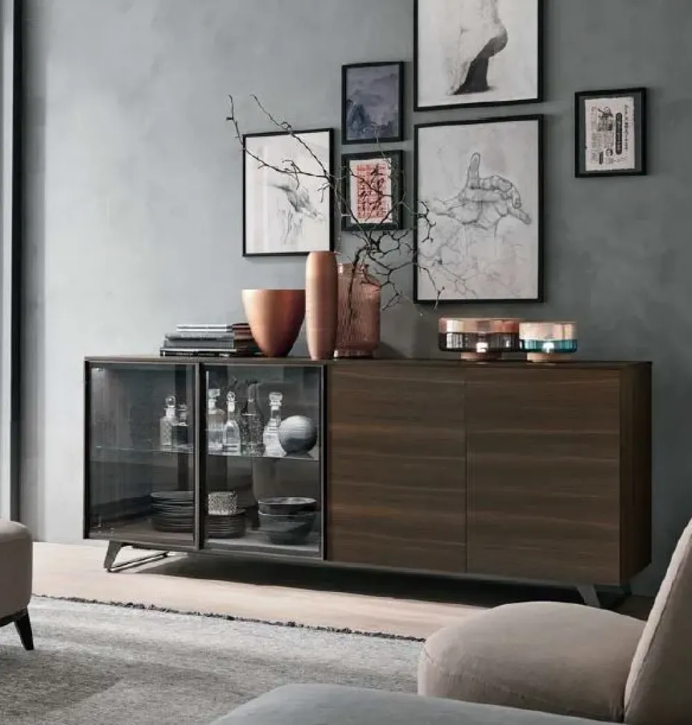 Madia di in legno Metropolis in Offerta Outlet^Tomasella Outlet