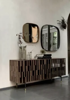 Tonin Casa Madia di in vetro Drops a prezzo scontato- Madie