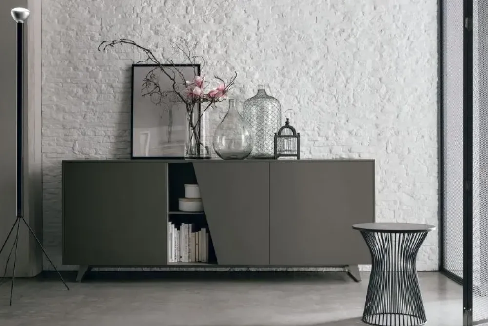 Outlet Madia Diagonal smoke di a prezzi convenienti Madie