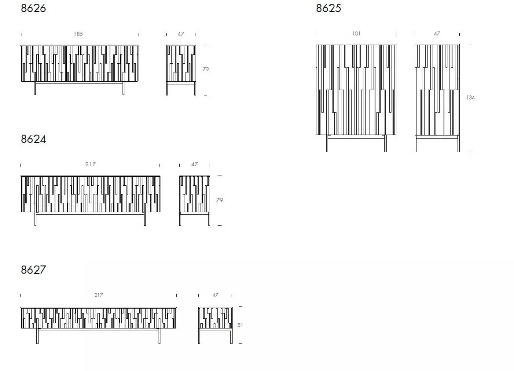 Sale Madia Drops di a prezzi convenienti Madie