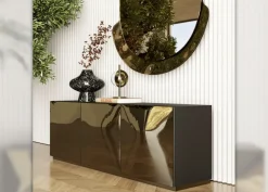 Online Madia Eden con ante a specchio in stile moderno di in Offerta Outlet Madie