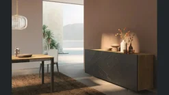 Madia Folium in stile moderno di in Offerta Outlet Madie