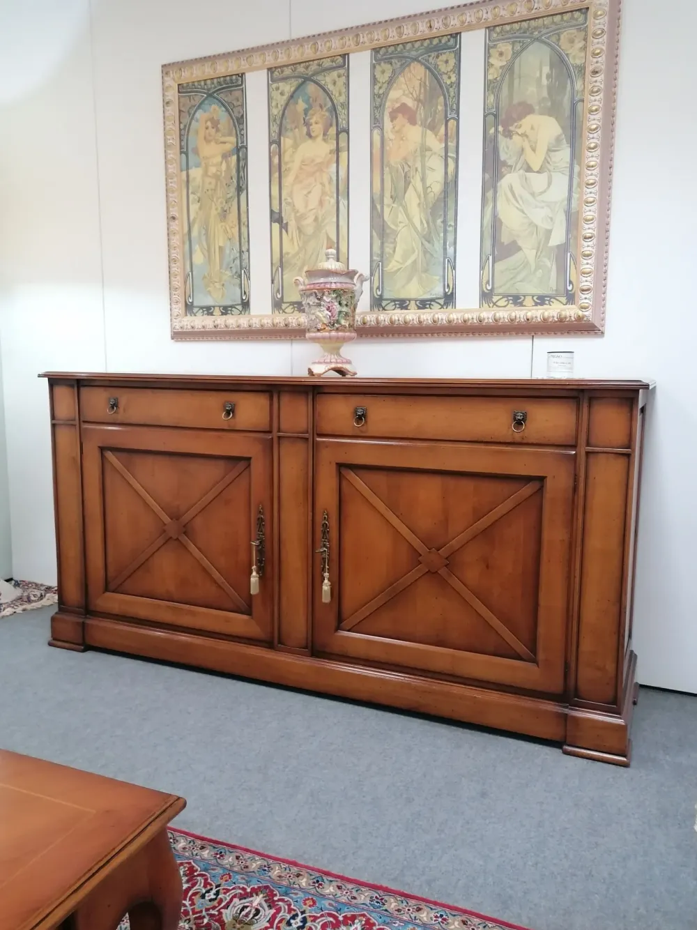 Clearance Madia in stile classico Borgogna di a prezzo scontato Madie