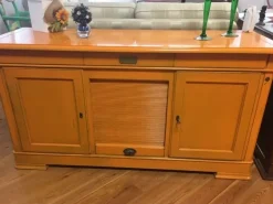 Madia in stile classico Credenzina bassa i quadrifogli di in Offerta Outlet^Artigianale Online