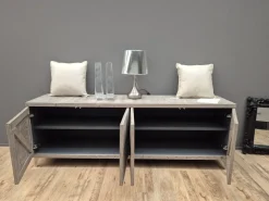 Dialma Brown Madia in stile classico Legno vecchio di in Offerta Outlet- Madie