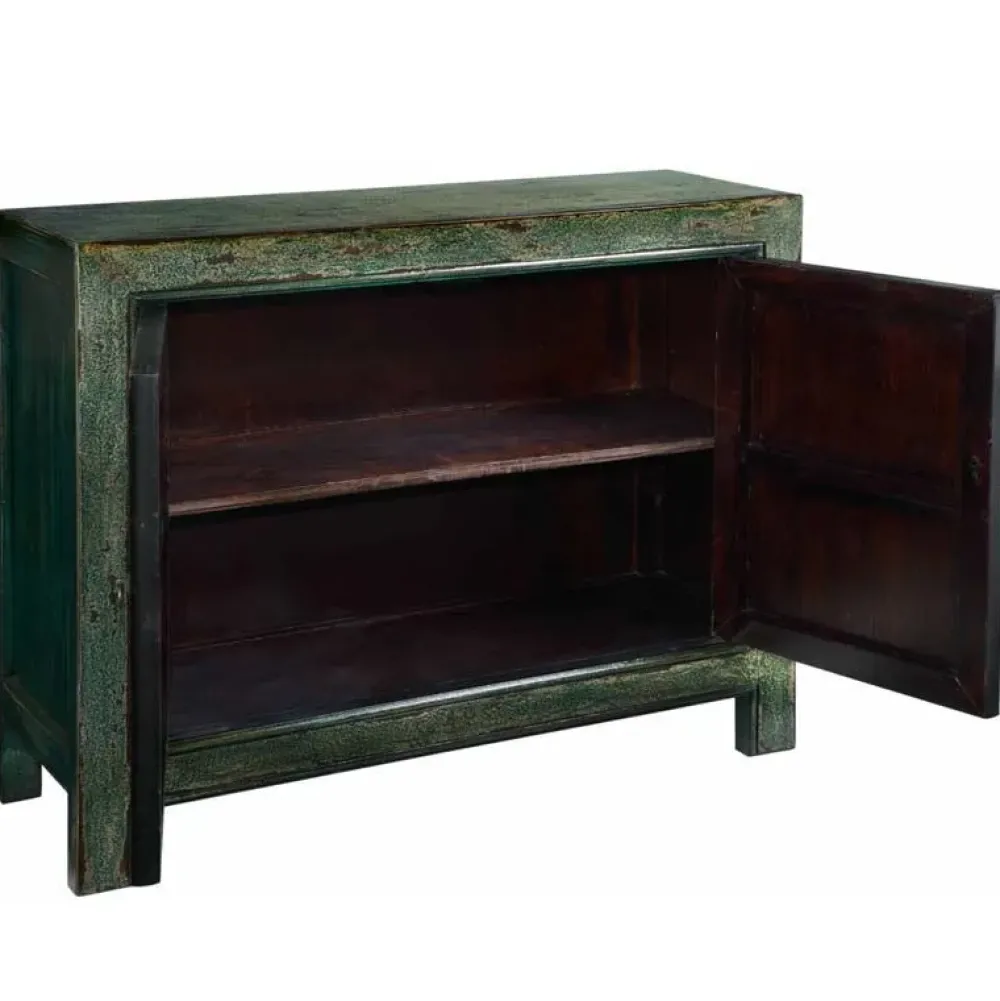 Outlet Etnico Madia in stile classico Mobile credenza 2 ante in olmo china fino '800 xianw di a prezzo Outlet- Madie