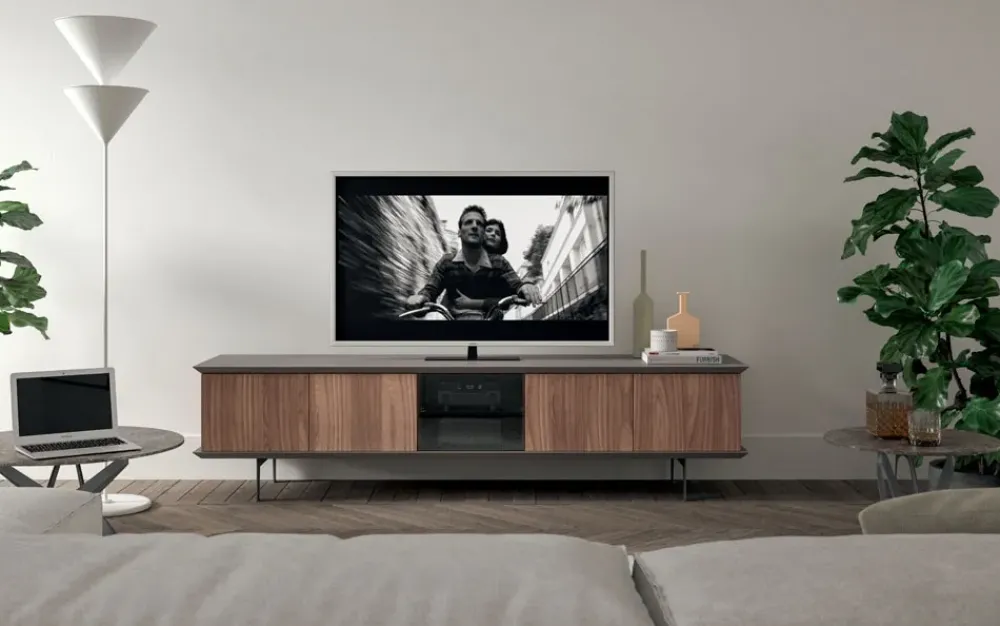 Ozzio Madia in stile design Brera tv di in Offerta Outlet- Madie