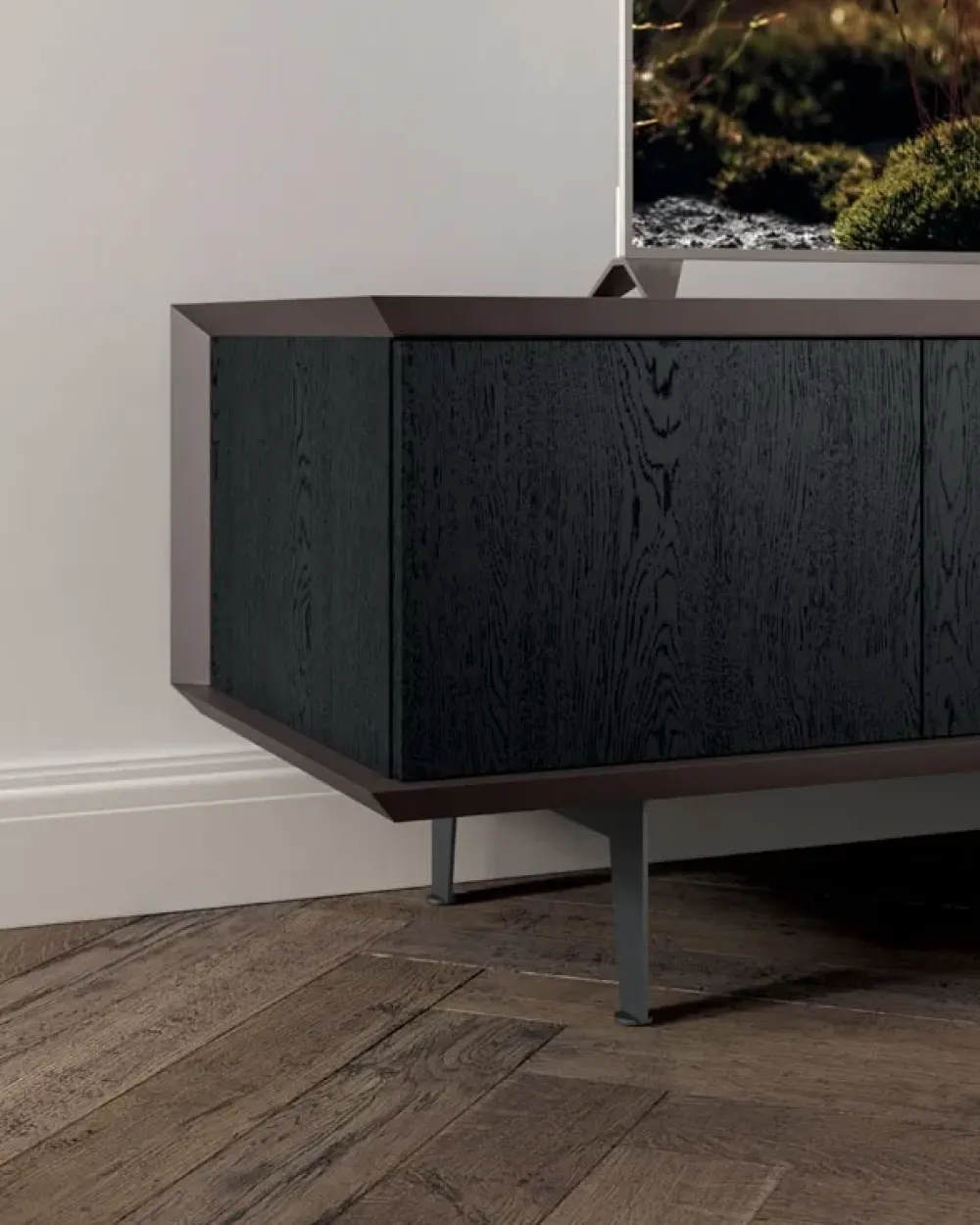 Ozzio Madia in stile design Brera tv di in Offerta Outlet- Madie