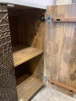 Outlet Etnico Madia in stile design Credenza 4a soleil di a prezzo Outlet- Madie