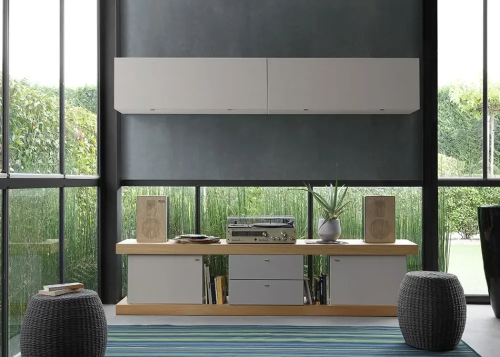 Forme’s Madia in stile design F2/form line 101 con pensili di in Offerta Outlet- Madie