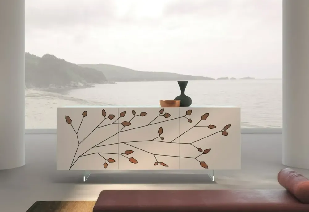 Fratelli Mirandola Madia in stile design Folium di a prezzo Outlet- Madie