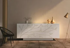 Fratelli Mirandola Madia in stile design Folium di a prezzo Outlet- Madie