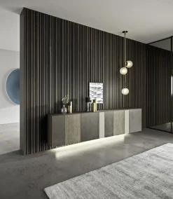 Madia in stile design Inclinart sospesa di a prezzo Outlet^Presotto Outlet