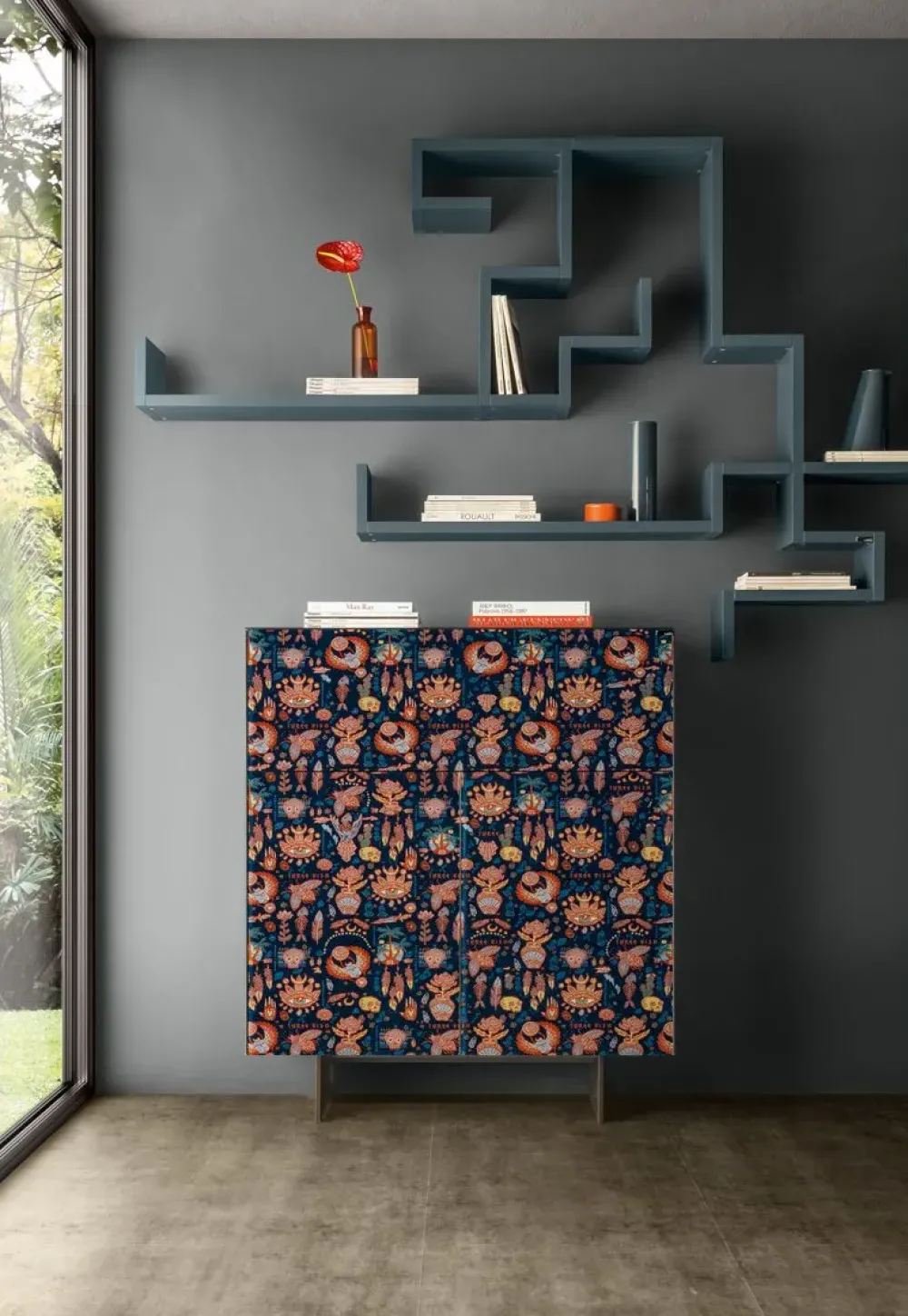 Discount Madia in stile design Materia 1010 di in Offerta Outlet Madie