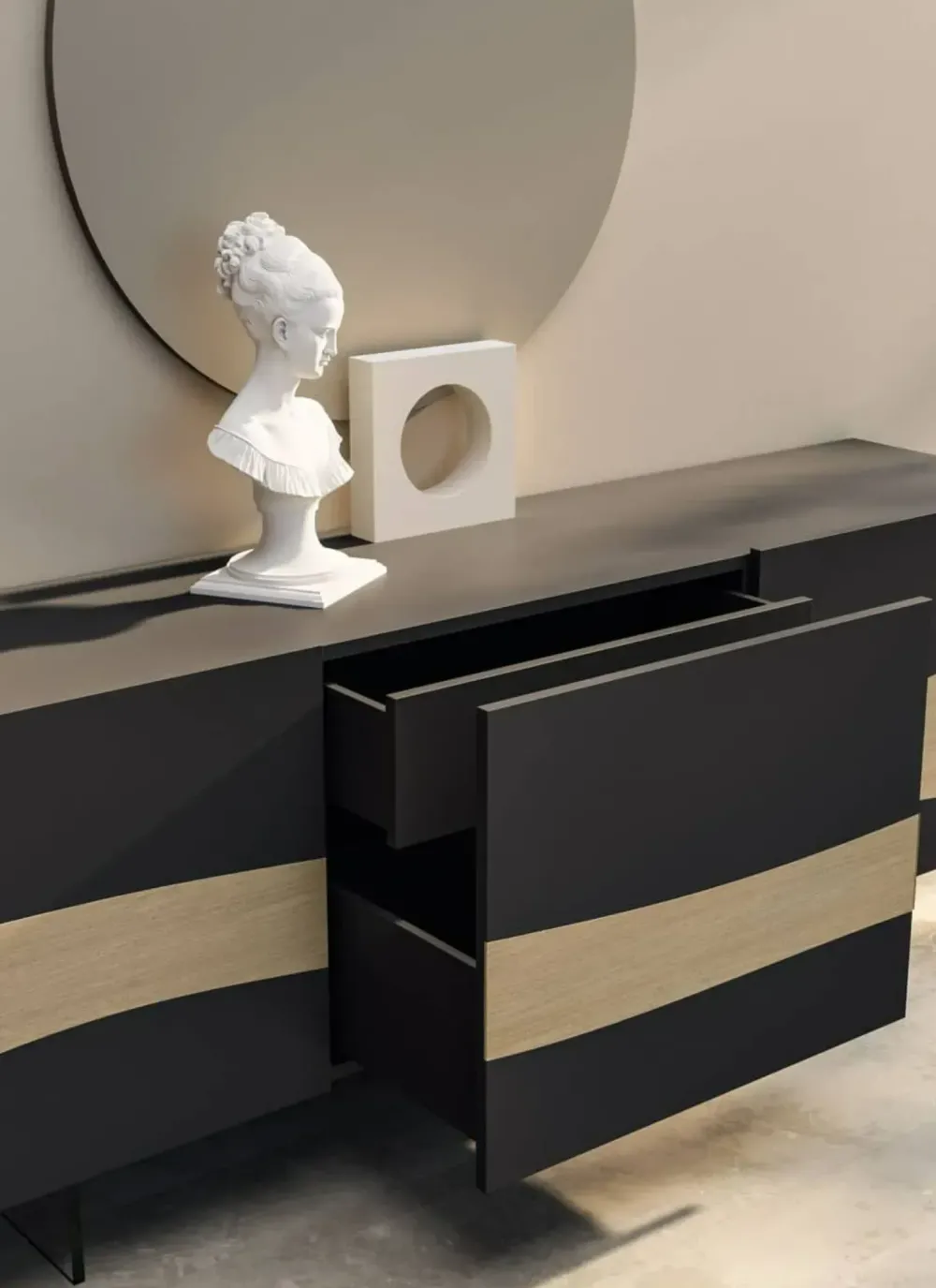 Online Madia in stile design Nilo di a prezzo scontato Madie