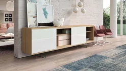 Presotto Madia in stile moderno Aliante di in Offerta Outlet- Madie
