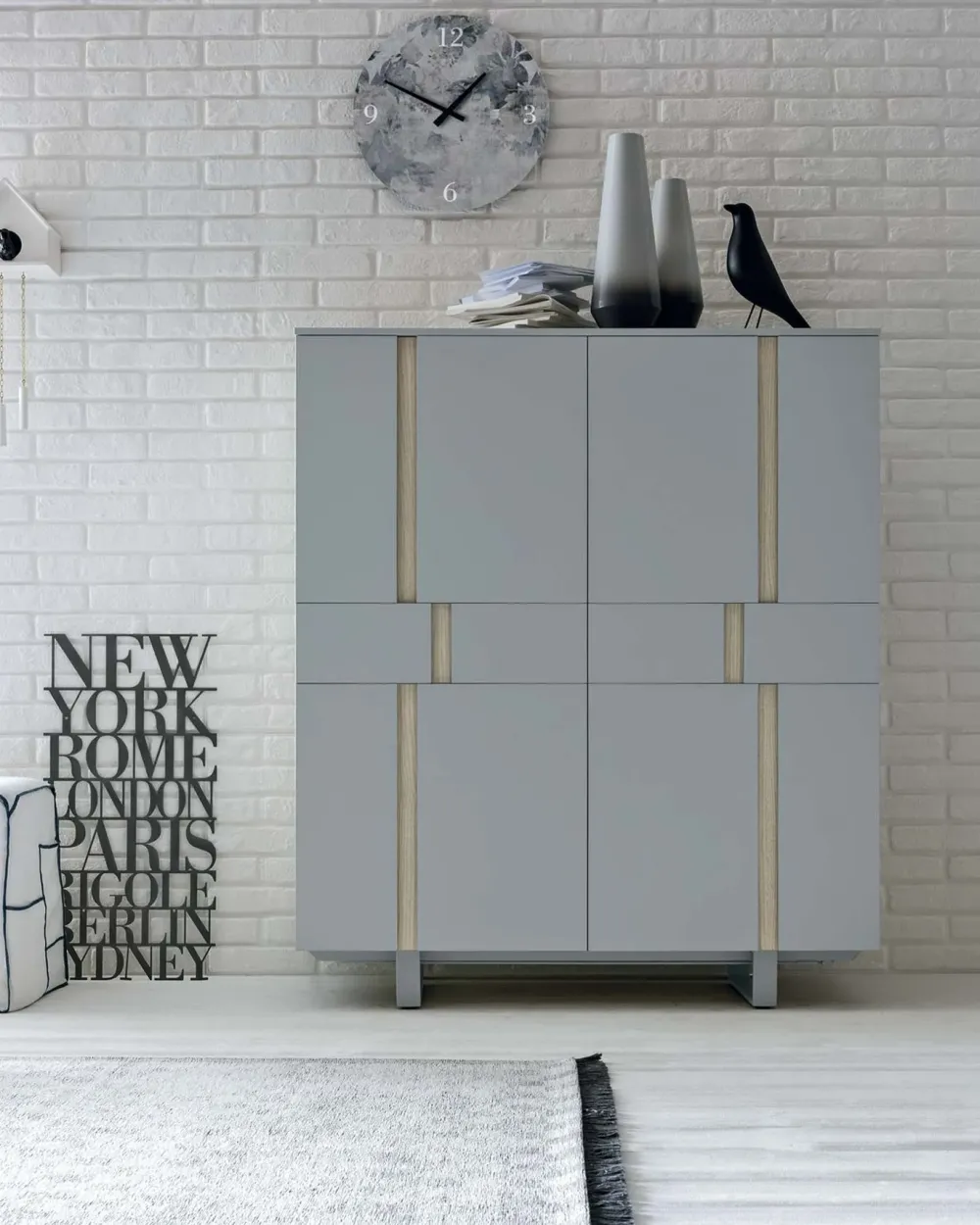 Tomasella Madia in stile moderno Athena di in Offerta Outlet- Madie