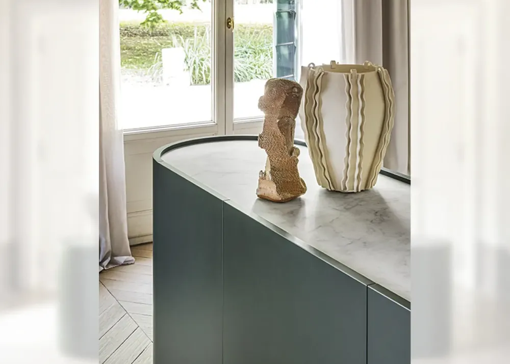 Pianca Madia in stile moderno Credenza modello dedalo di in Offerta Outlet- Madie