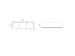 Madia in stile moderno Dama di a prezzo Outlet^Compar