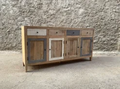 Outlet Etnico Madia in stile moderno Madia linz stile nordic 4 ante 4 cassetti di in Offerta Outlet- Madie