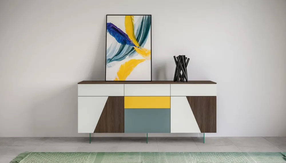 Giessegi Madia in stile moderno Md32g di in Offerta Outlet- Madie