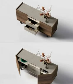 Imab Madia in stile moderno Squadro  di in Offerta Outlet- Madie