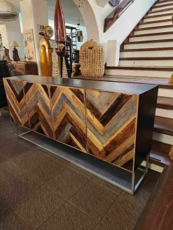 Outlet Etnico Madia Madia industrial multicolor iin offerta di a prezzi outlet- Madie